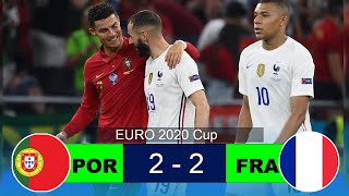 Portugal vs France 22 (Ronaldo vs Benzema) Euro 2020 Extended Highlights HD