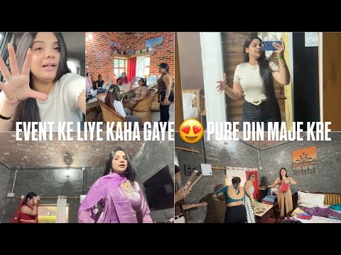 BAG KIYE PACK OR CHALE RESORT😍|SABHI NE EK SATH KI KHUB MASTI•RAAT KO HUA BHT LATE OR YE BAARISH• 