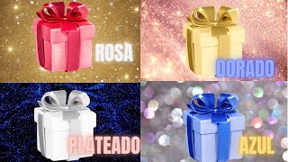 ¡Elige tu regalo perfecto y favorito! 🎁ROSA, AZUL, DORADO o PLATEADO