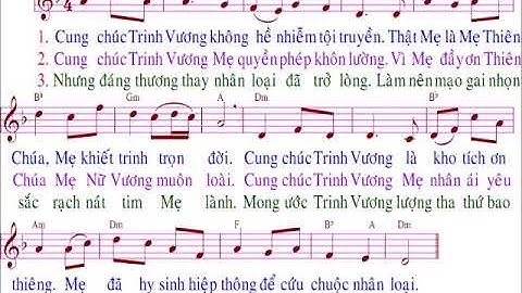 Cung chúc trinh vương / nhạc LM Hoài Đức