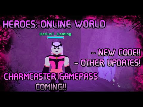 HEROES:ONLINE WORLD-[NEW CODE]ZATANNA ON SALE/CHARMCASTER GAMEPASS