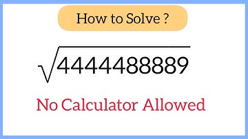 Tricky Square Root Question | Maths Olympiad | No Calculator Allowed 🛑