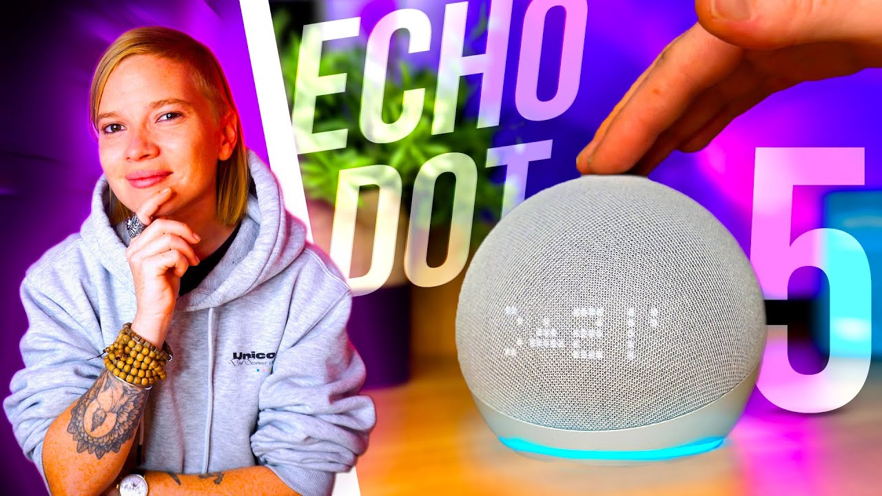 Nouvel Echo Dot (5e génération, modèle 2022) avec horloge Enceinte  connectée avec horloge et Alexa – Votre partenaire hi-tech !