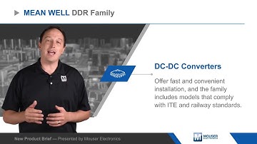 MEAN WELL :  DDR Family, DC DC Converters