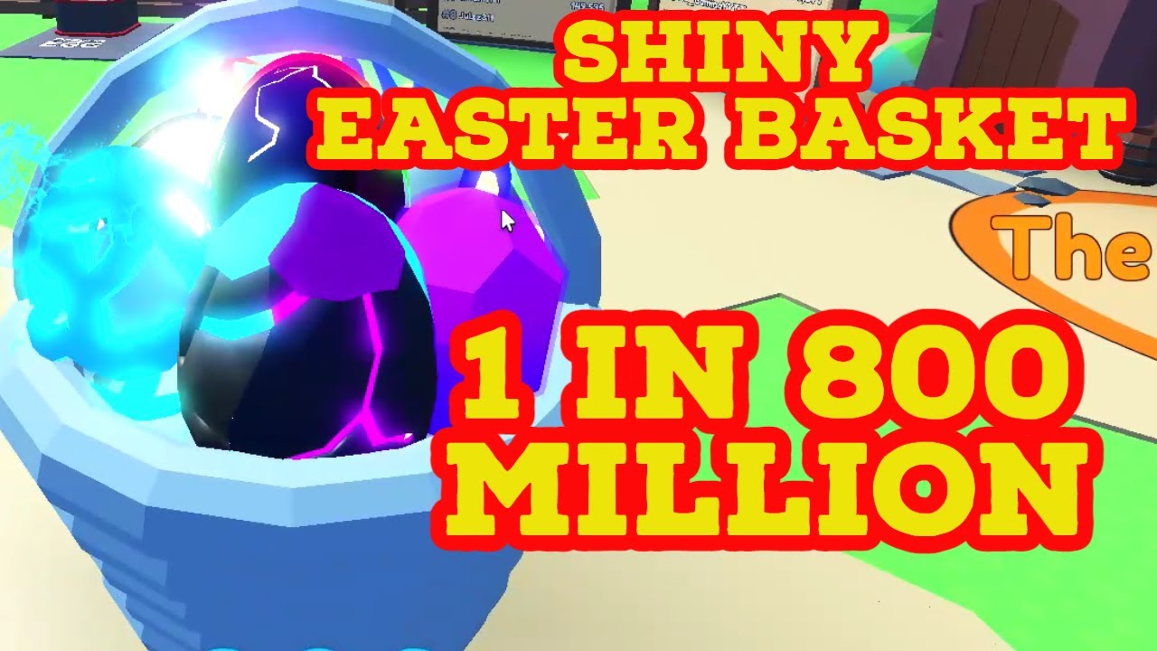 SHINY EASTER BASKET SHOWCASE NEW SECRET PET 1 IN 800 MILLION | ROBLOX MINING SIMULATOR 2