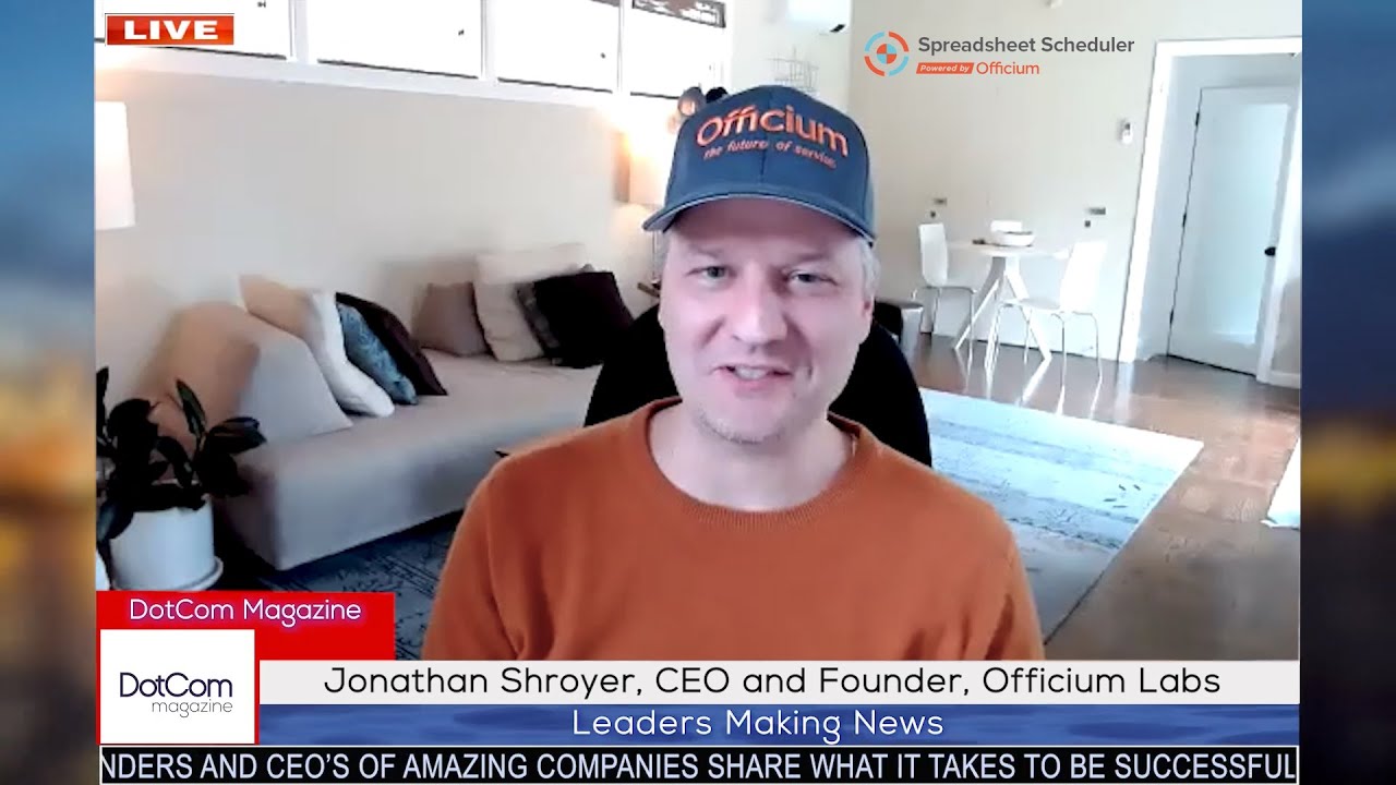 Jonathan Shroyer, CEO and Founder, Officium Labs, A DotCom Magazine Exclusive Interview