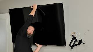 What Happens When You Mount a Giant TV Into Just Drywall? by The Funny Carpenter 12,912 views 5 months ago 3 minutes, 23 seconds