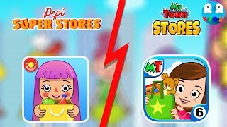Pepi Super Stores and My Town : Stores - Best Compilation App for Kids