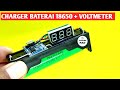 CHARGER BATERAI LITHIUM-ION 18650 DENGAN VOLT METER SIMPLE