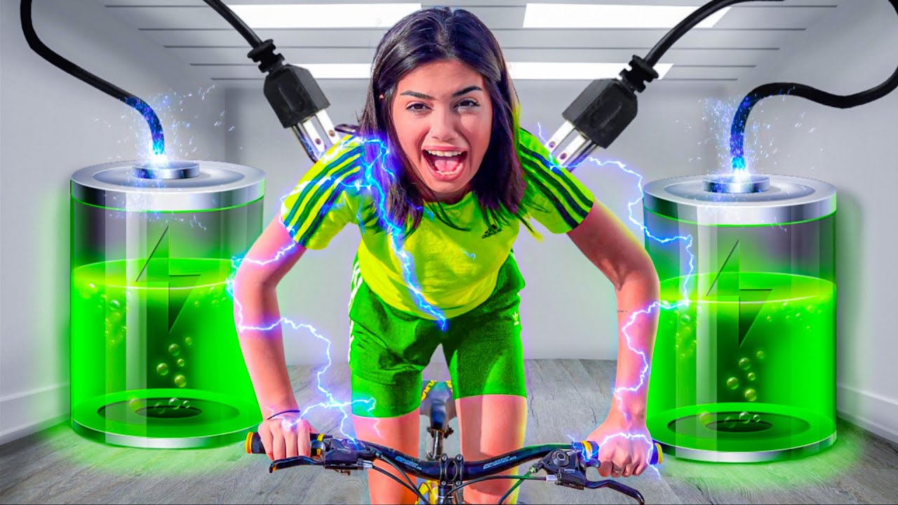 Я выработал электричество из велосипеда, чтобы выжить 😱🚲
