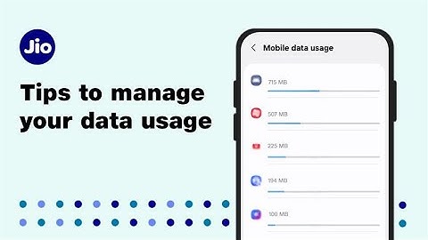 How to manage data usage on Android device | JioCare