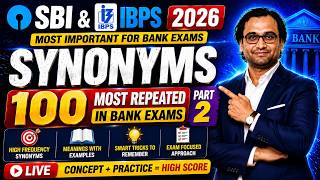 Synonyms Part - 2 | 100 Most Repeated in Bank Exams | SBI & IBPS PO/Clerk | English Vocabulary screenshot 5