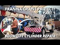 Boom lift cylinder rebuild  franna crane project  part 1