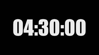 4 Hour 30 Minute Timer