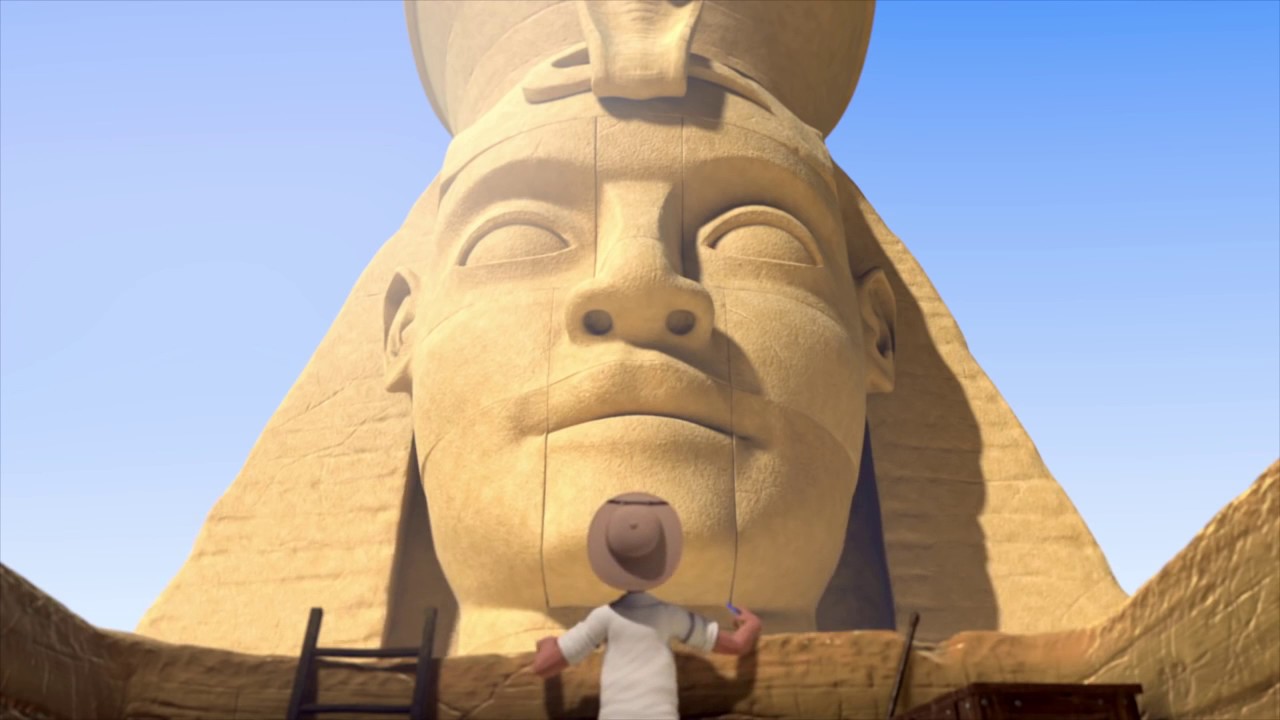 The Egyptian Pyramids and camel  Funny Animated Short Film uploaded by Mansha