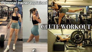 A Personal Trainer's GLUTE-FOCUSED LEG DAY *Exercises Explained For Beginners!*