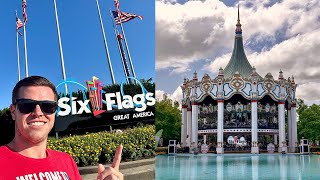 Epic Day at Six Flags Great America! Flash Pass Got Me On Every Coaster
