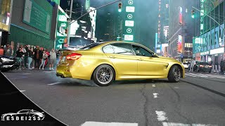 M3 Does DONUTS In TIMES SQUARE (New York Takeover Meet)