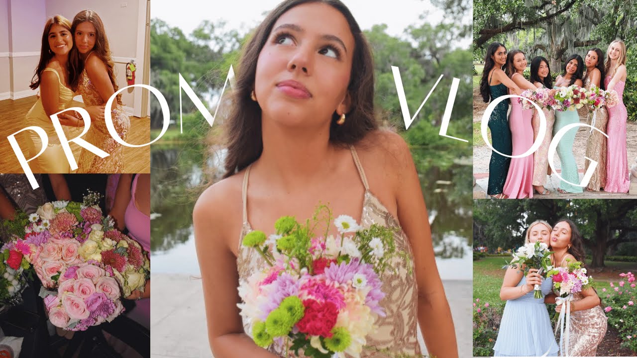 PROM VLOG | '25 day in the life, grwm, *junior prom* - YouTube