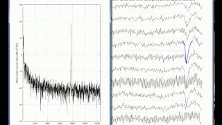 JRCLUST tutorial 6: Show recorded traces and power spectrum