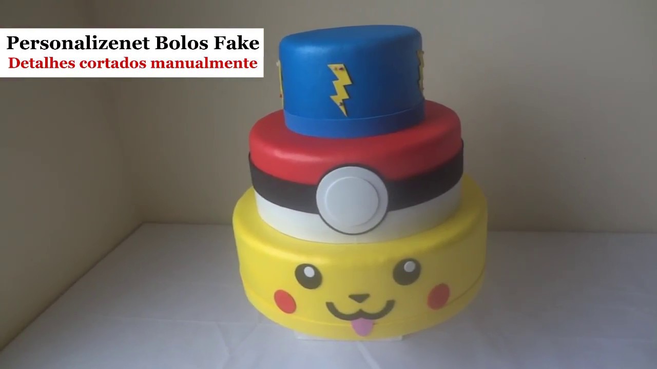 Bolo cenográfico Pokemon