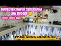 MAKEOVER DAPUR JADUL | MEMASANG GORDEN KOLONG DAPUR 😍 | BERSIH BERSIH DAPUR | KITCHEN TOUR INDONESIA