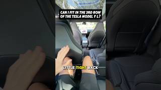 Can I Fit in the 3rd Row of the Model Y L? 🤔😳