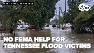 Tennessee mayor confirms flood damage falls short of FEMA aid threshold