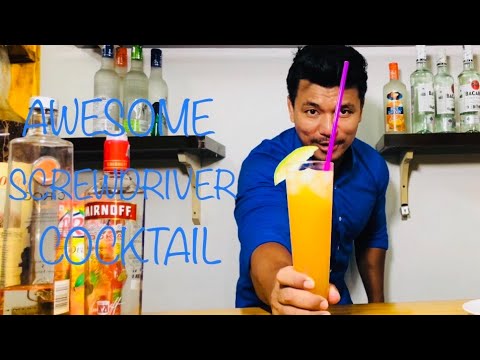 How to Make A Screwdriver Cocktail| Screwdriver| Easy Vodka Cocktail