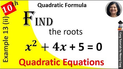 x2+4x+5=0 Quadratic Formula | x2+4x+5 roots | Factorise  x2+4x+5=0 | factoring polynomials