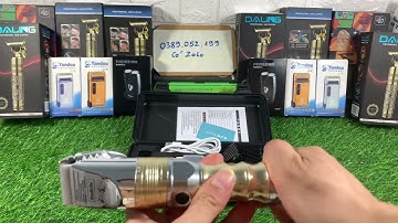 Tông Đơ Cắt Tóc Chuyên Nghiệp Huaerbo B60 - Ưu Điểm Máy Khoẻ - Lưỡi Bén - Pin Châu