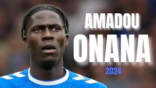 This is Why Amadou Onana Is The Best CDM Option For Barcelona ● Amazing Defensive Skills