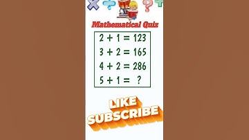 Math Quiz|Math Puzzle #maths #respect  #viral #ssc #shorts #reasoning #sscgd #mathgame #uppolice