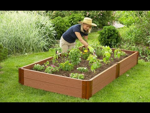 Грядки из пластиковой доски "Сябар" - YouTube