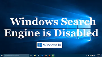 Como ativar o Windows Search Engine no Outlook 2013?