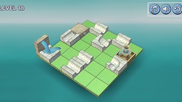 Easy - Level 18 | Flow Water Fountain 3D Puzzle