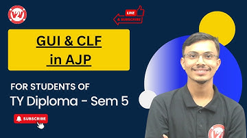 GUI & CLI in AJP | MSBTE SEM -5 Advanced Java Programming | FOR IT / CO / AIML | TY DIPLOMA