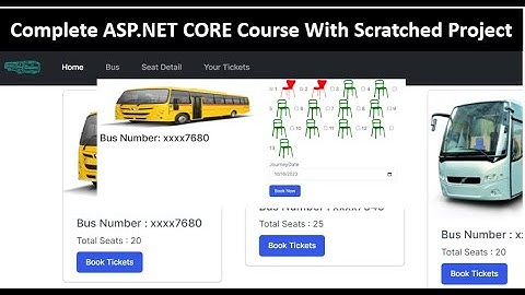 ASP.NET Core PROJECT TICKET BOOKING