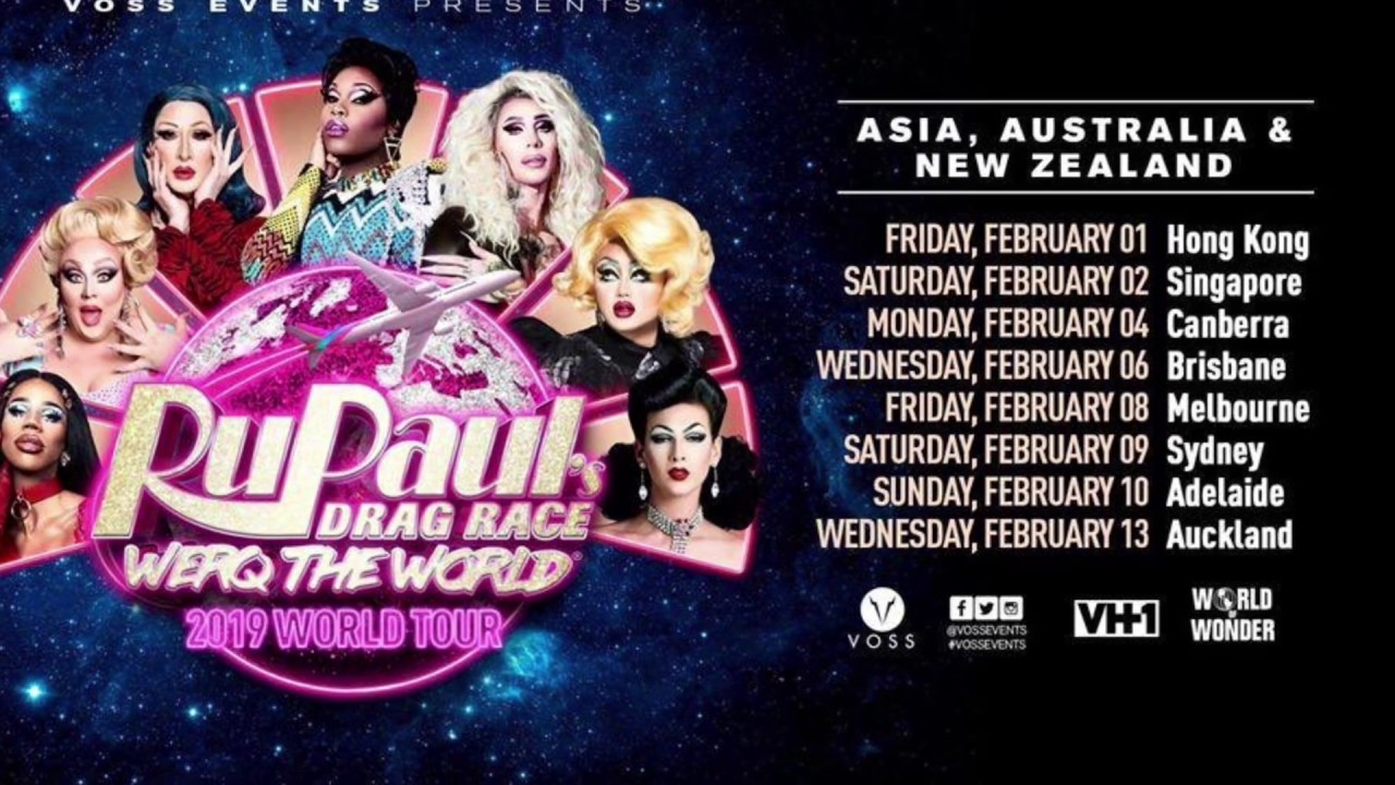 Rupaul’s Drag Race, Werq the world Tour 2019 - Canberra