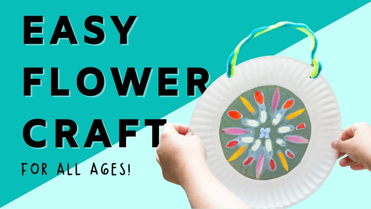 flower petal suncatcher nature art for kids youtube sun flower paper