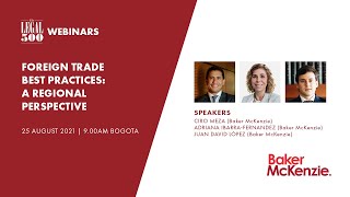 The Legal 500 Webinars: Foreign trade best practices – a regional perspective