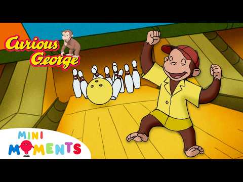 A Bowling Sensation!🎳🙊 | Curious George | Mini Moments
