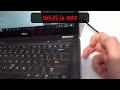 How to enable Wi-Fi (Dell Latitude E7440 laptop, Switch on Right side)