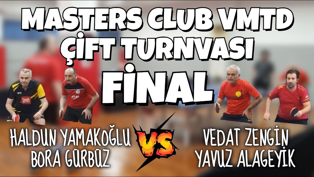 FİNAL | Haldun Yamakoğlu & Bora Gürbüz - Vedat Zengin & Yavuz Alageyik | Masters Club Çift Turnuvası