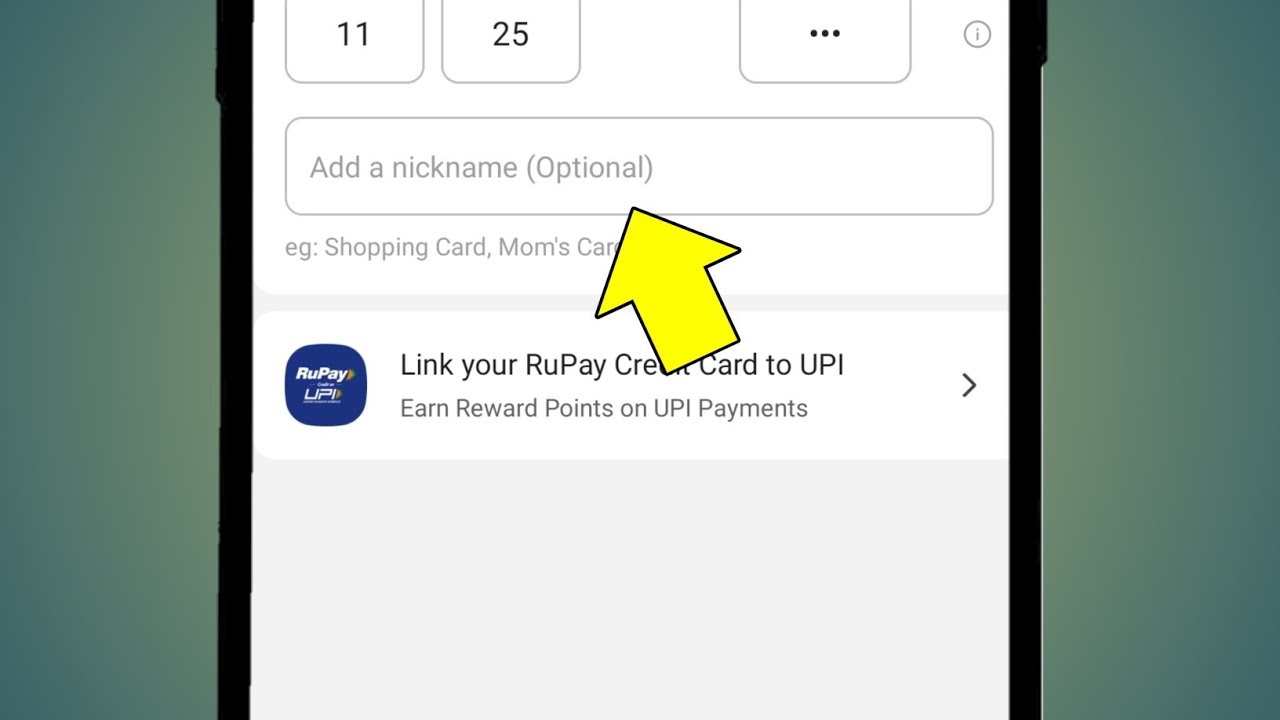 Add A Nickname Optional | Add A Nickname (Optional) Eg Shopping Card Mom's Card