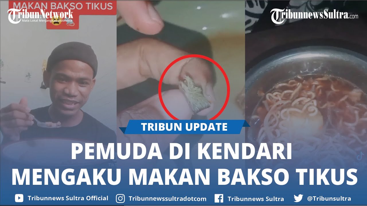 Viral, Pemuda di Kendari Mengaku Makan Bakso Tikus, Begini Penjelasan dan Kronologinya