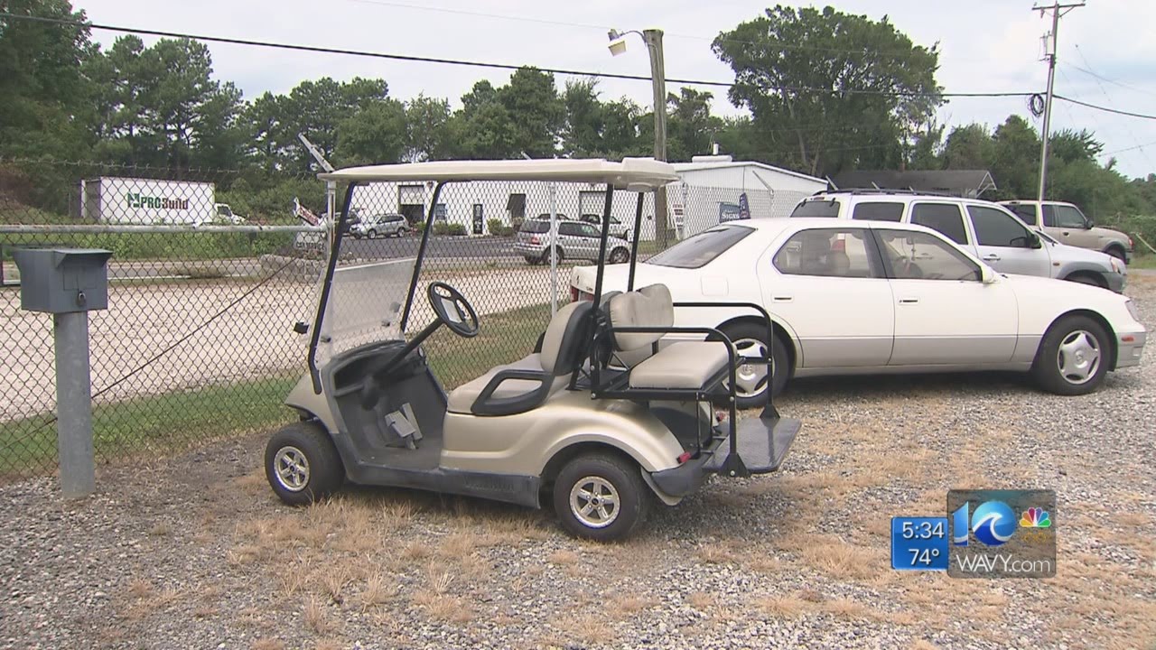 Thieves steal thousands in golf carts YouTube