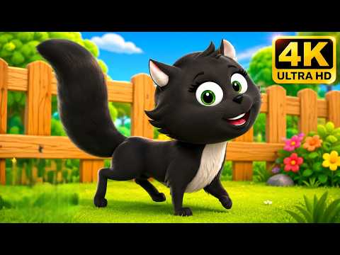 🐱 म्याऊँ म्याऊँ बिल्ली करती म्याऊँ । Meow Meow Billi Karti Meow | Nursery Rhyme Song For Kids