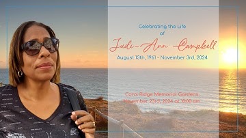 Celebrating The Life of Judi-Ann Campbell