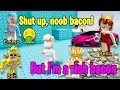 🥓TEXT TO SPEECH 😎 I'm A Billionaire Bacon In Roblox City 💍 Roblox Story #325